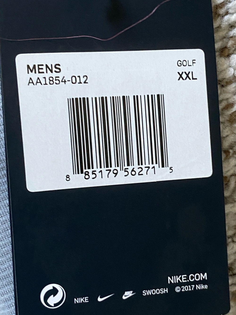 Nike Men’s Light Gray Dri-FIT Golf Polo Size XXL - Picture 4 of 6